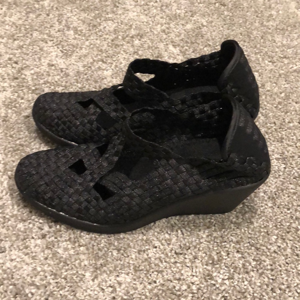 Black Steven by Steve Madden Wedges